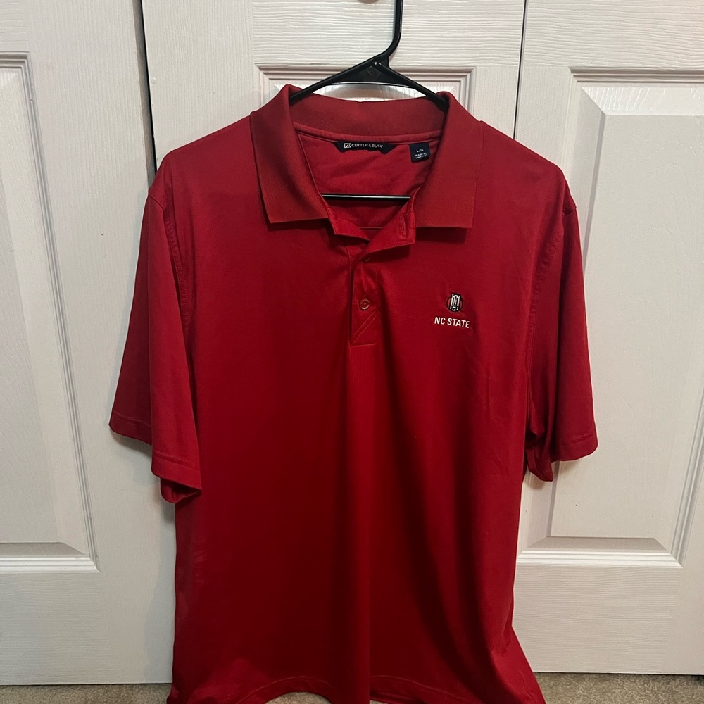 Cutter & Buck NC State Red Polo Shirt